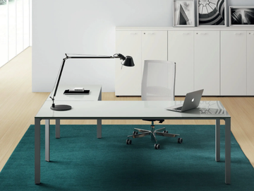 OXI TREND - Glass executive desk by Las Mobili - view 2